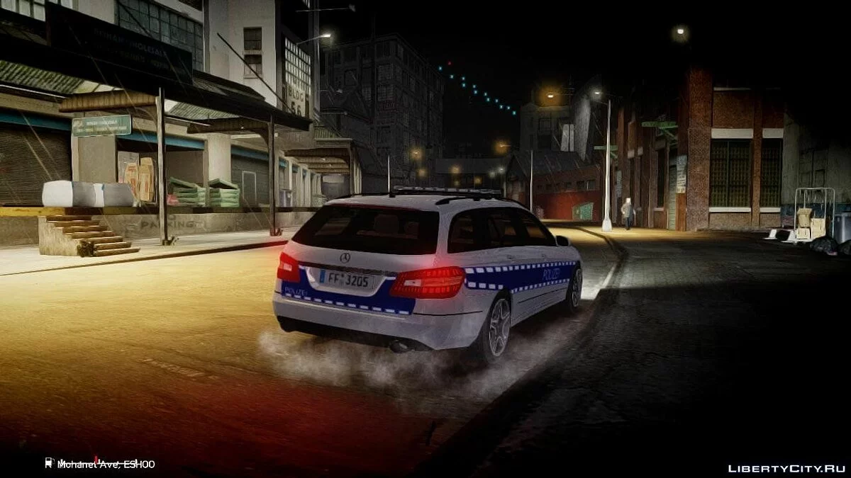 German Police Mercedes Benz E350 [ELS] / GTA 4