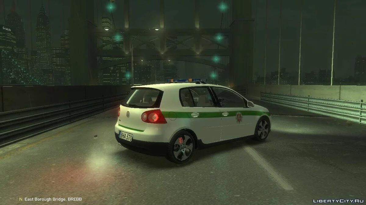Lithuanian Police Volkswagen Golf 5 GTI [ELS] / GTA 4
