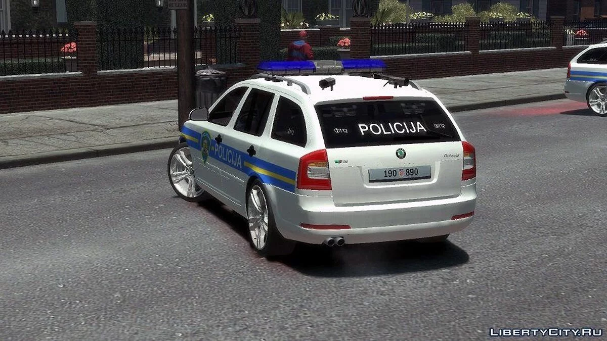Skoda Octavia Policija (Croatian police) [ELS] / GTA 4