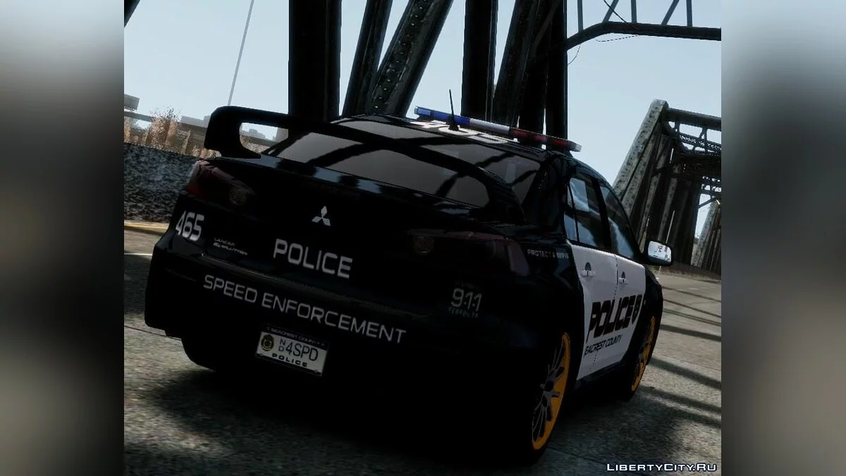Mitsubishi Evo-X Cop / GTA 4