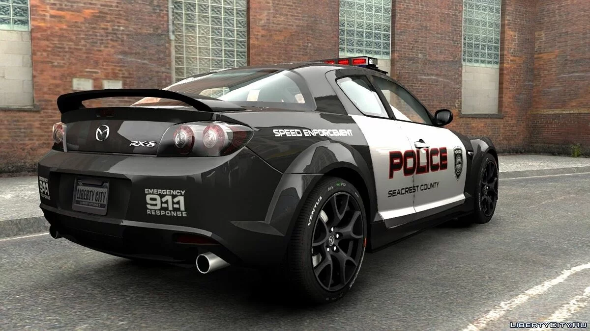2011 Mazda RX-8 R3 Police / GTA 4