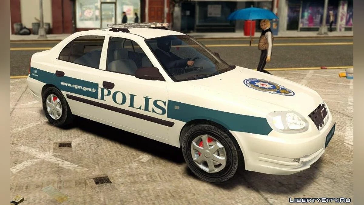 Hyundai Accent Admire Турецька поліція ELS / GTA 4