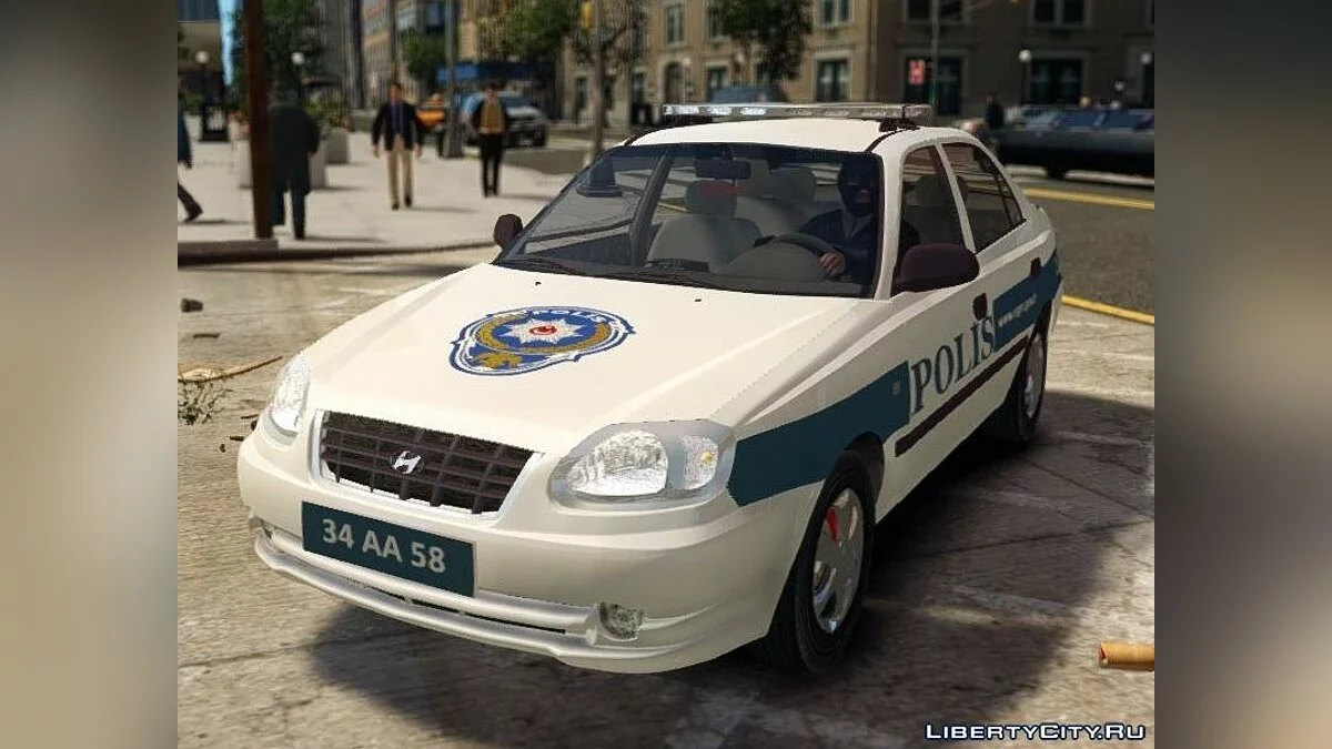 Hyundai Accent Admire Турецька поліція ELS / GTA 4