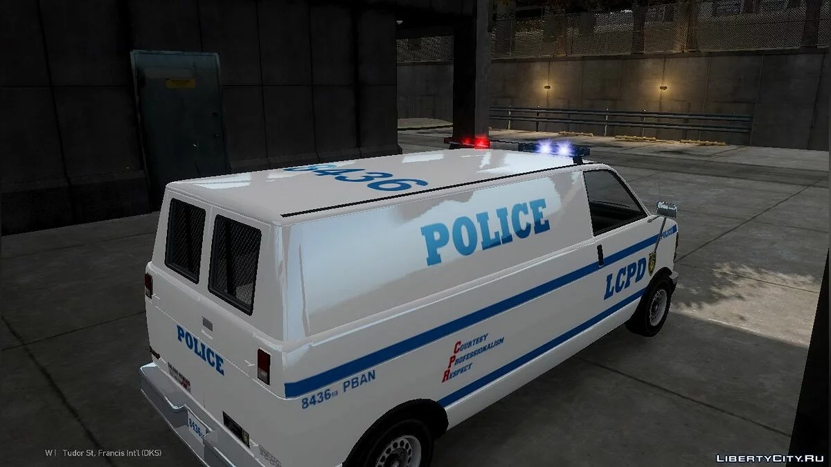 LCPD Declasse Burrito Police Transporter [Non ELS] / GTA 4