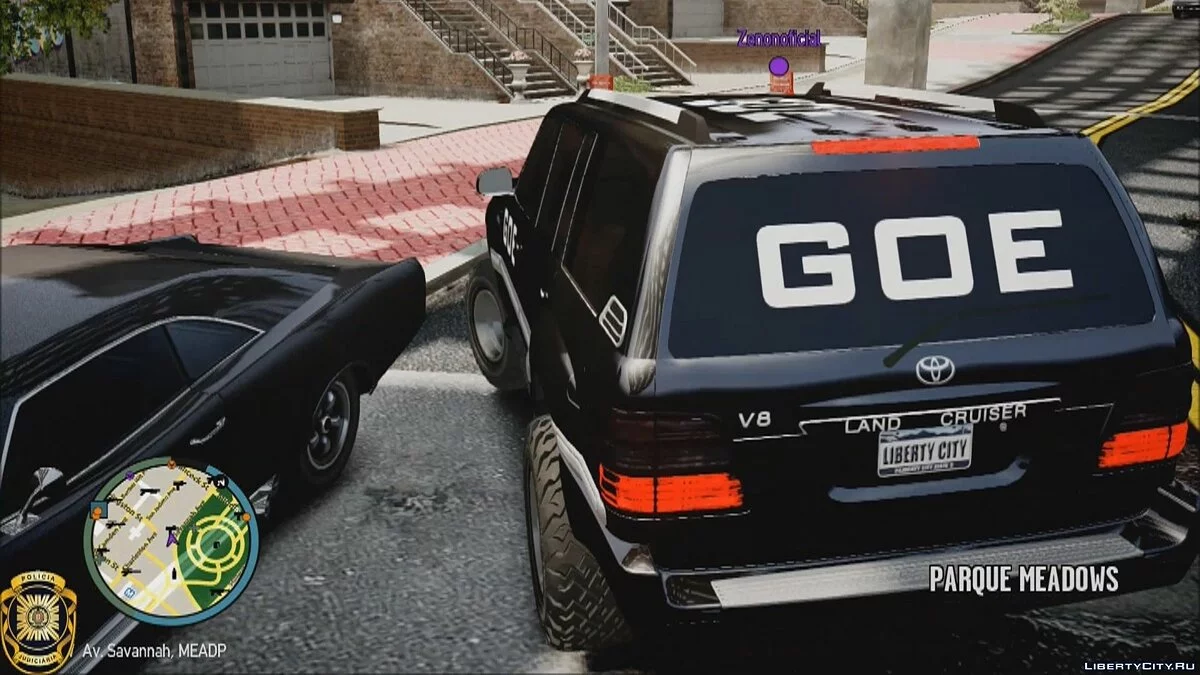 Toyota Land Cruiser 100 Police / GTA 4