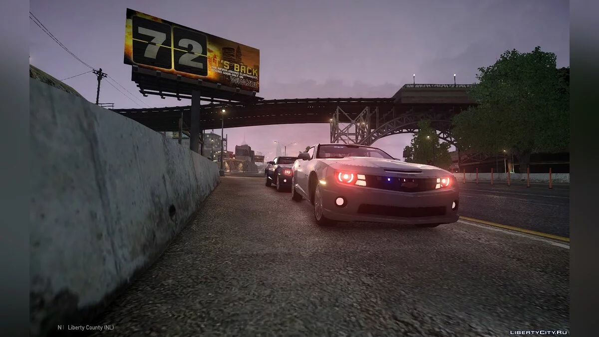 无标记的雪佛兰 Camaro / GTA 4