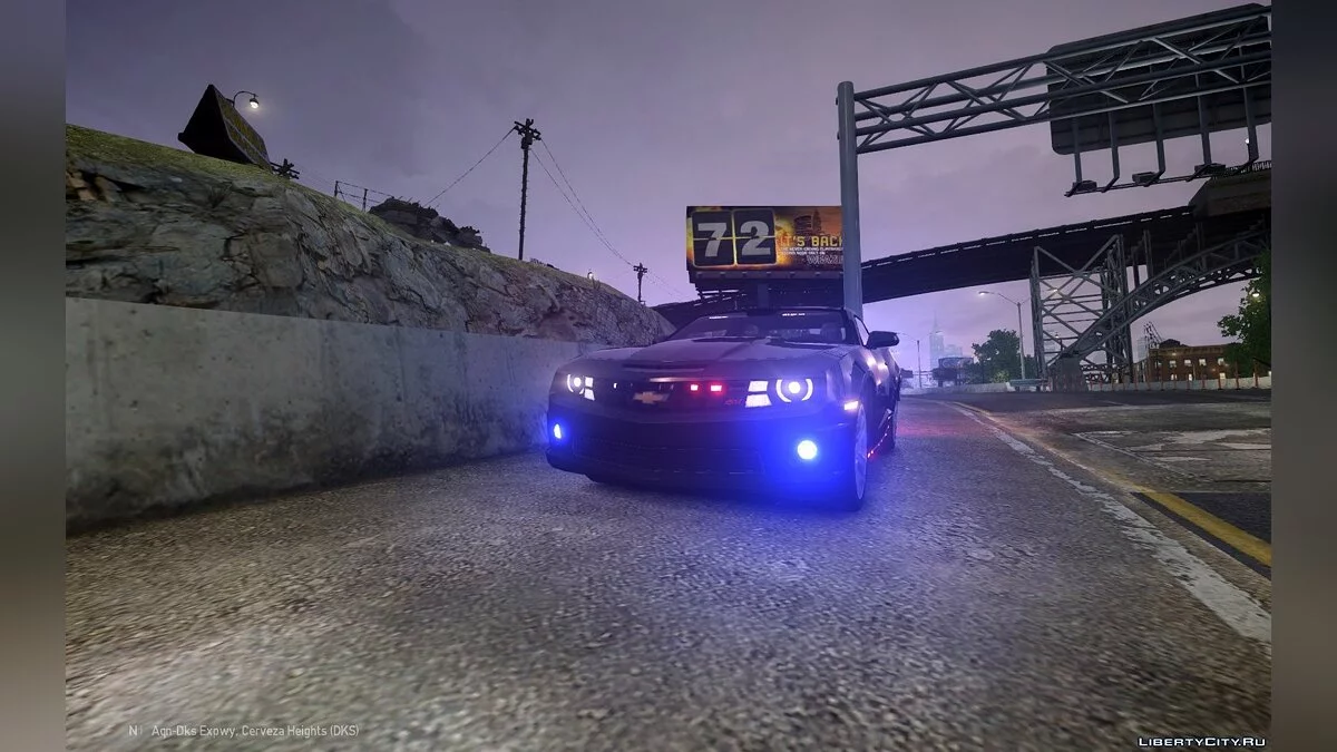 无标记的雪佛兰 Camaro / GTA 4