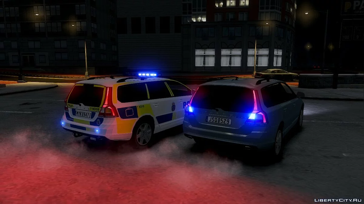 2014 Volvo V70 Swedish Police / GTA 4
