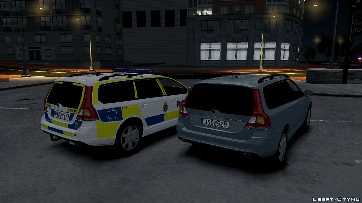 2014 Volvo V70 Swedish Police / GTA 4