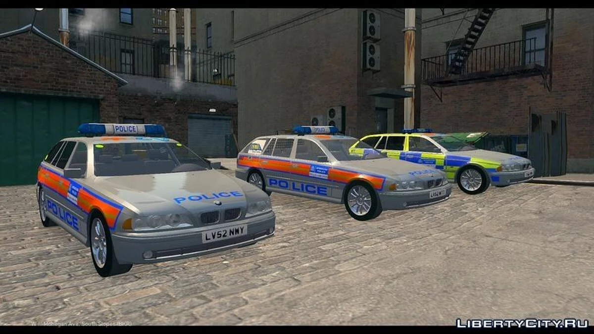 Met Polizei BMW 5er Serie E39 Touring Paket / GTA 4