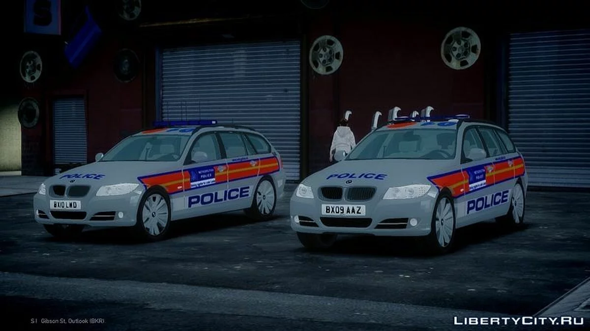 Met Police BMW 3 Series Touring E91 Area Car Pack / GTA 4
