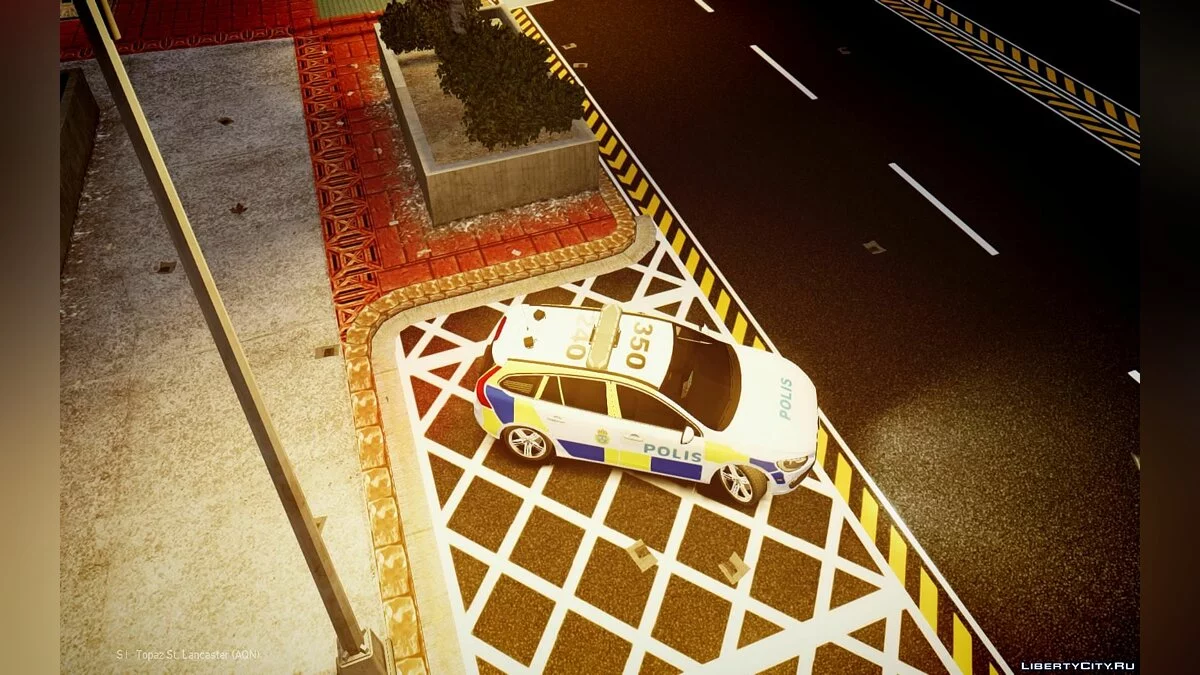 Volvo V60 Policía Sueca [ELS] / GTA 4