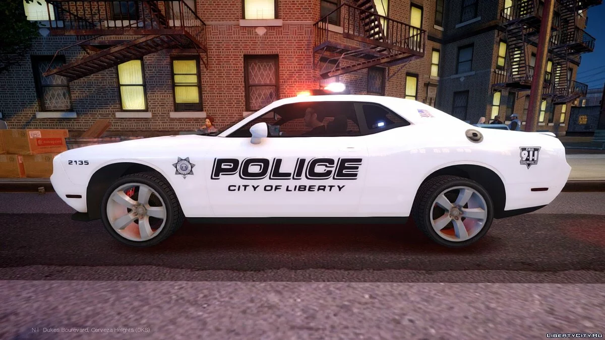 Dodge Challenger Police Car[ELS] / GTA 4