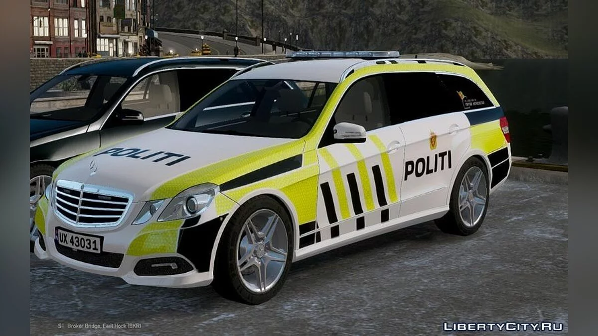 Mercedes E-Class Норвезька поліція 2015 / GTA 4