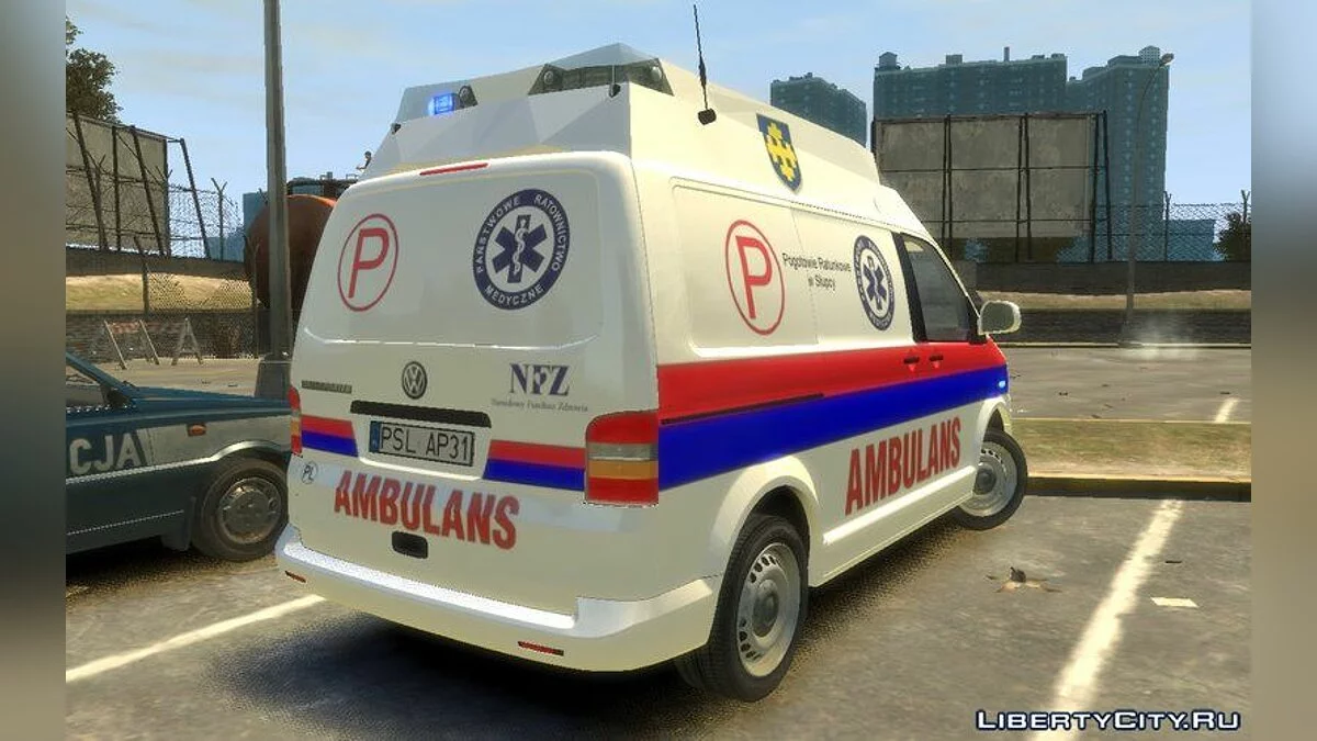 Volkswagen T5 Polish Ambulance / GTA 4
