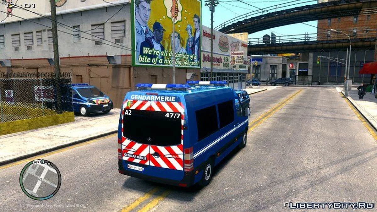 Mercedes Sprinter Gendarmerie Mobile 47/7 / GTA 4