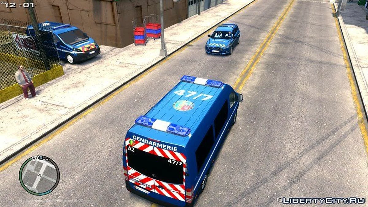 Mercedes Sprinter Gendarmerie Mobile 47/7 / GTA 4