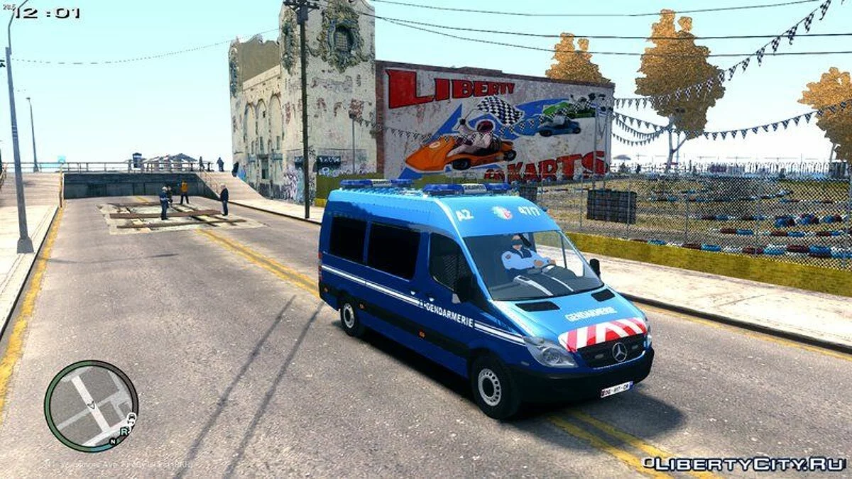 Mercedes Sprinter Gendarmerie Mobile 47/7 / GTA 4