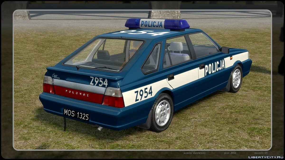Daewoo-FSO Polonez Caro Plus Police 1997 / GTA 4