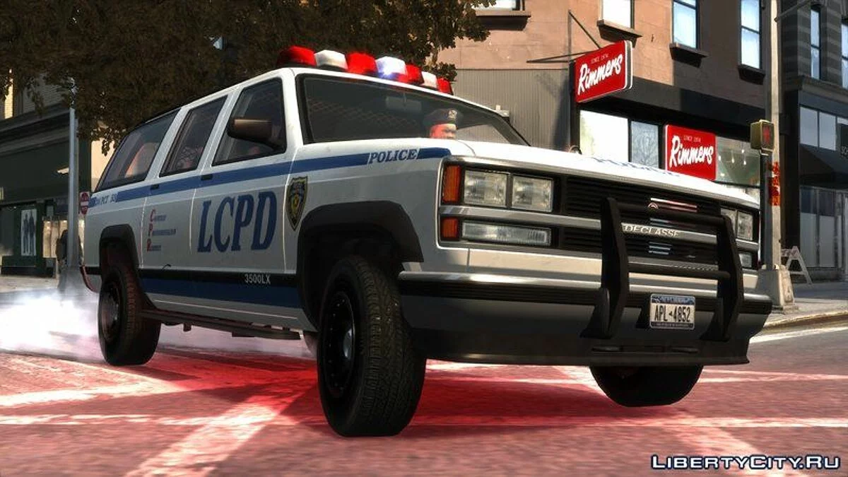 Declasse Granger Retro Polícia / GTA 4