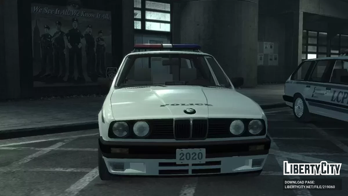 BMW 325i Touring E30 LCPD / جي تي إيه 4