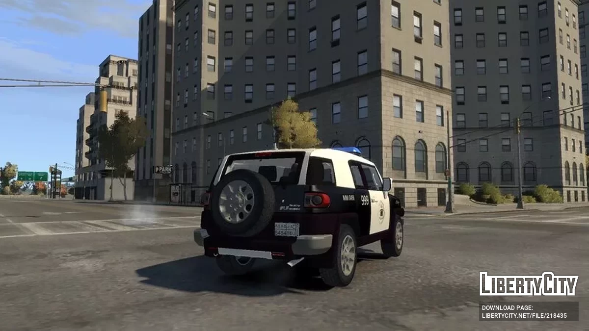 Toyota FJ Cruiser Policía Saudí / GTA 4