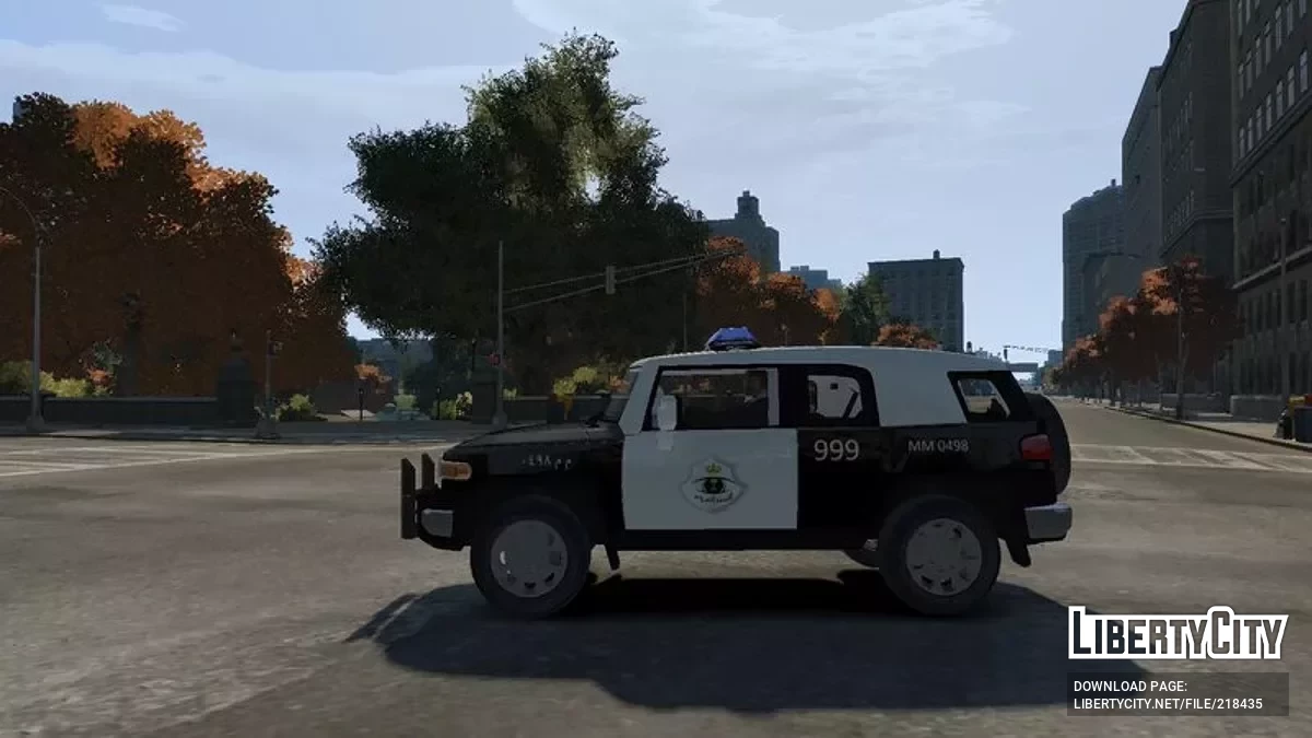 Toyota FJ Cruiser Policía Saudí / GTA 4