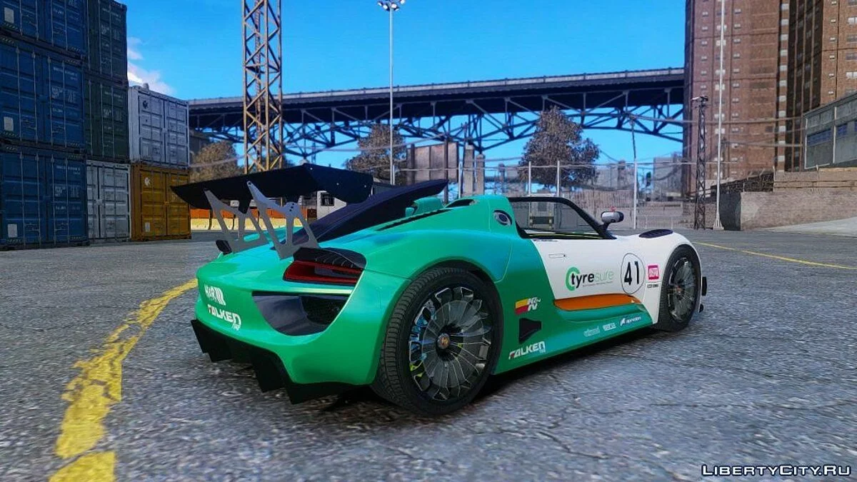 Porsche 918 Spider Body Kit Final (NFS SHIFT 2) / GTA 4