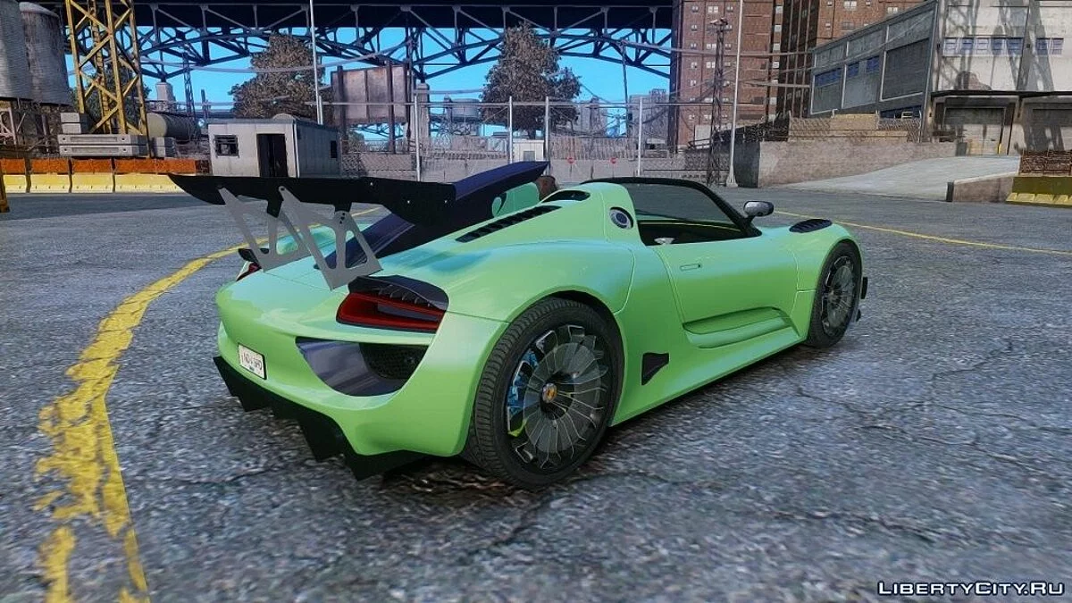Porsche 918 Spider Body Kit Final Stock / GTA 4