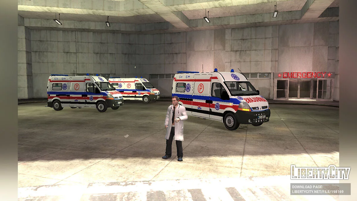 雷诺 Master II 波兰救护车 / GTA 4