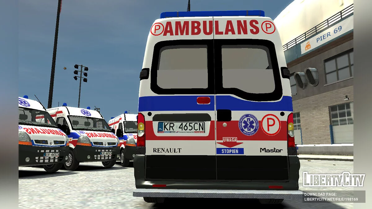 雷诺 Master II 波兰救护车 / GTA 4