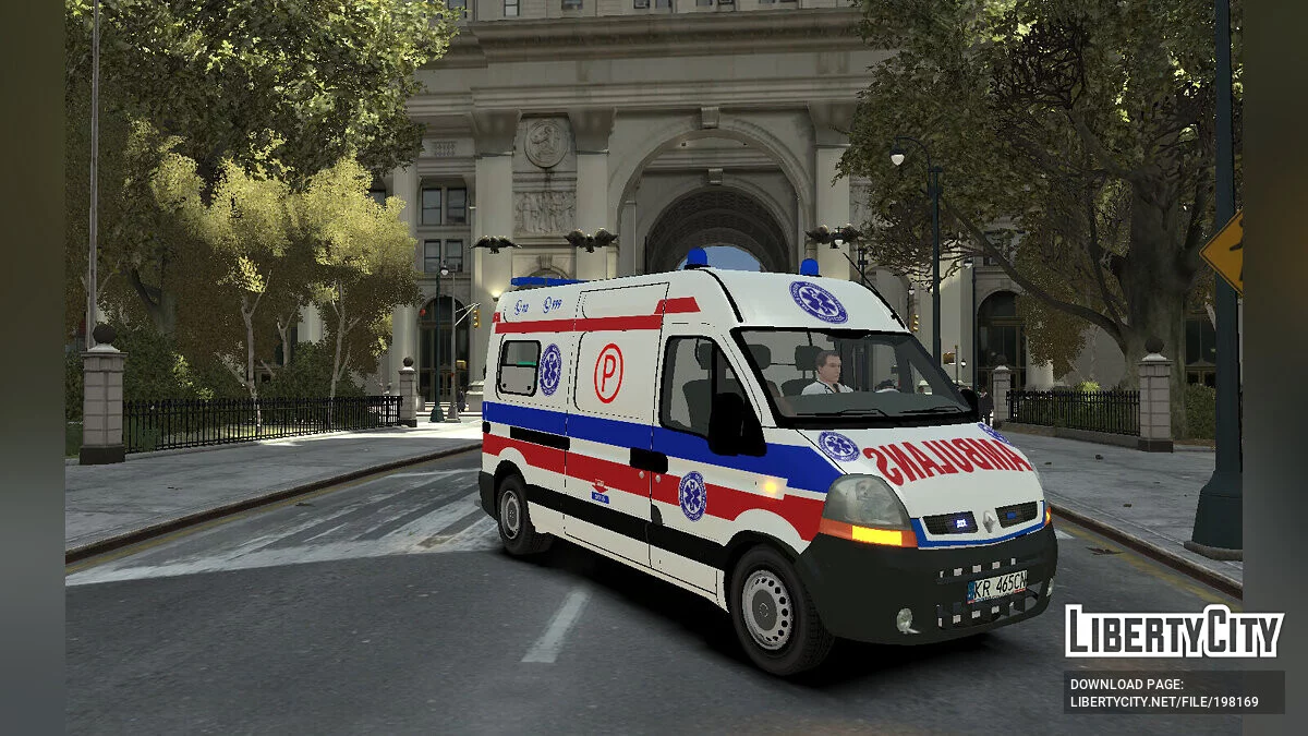 雷诺 Master II 波兰救护车 / GTA 4