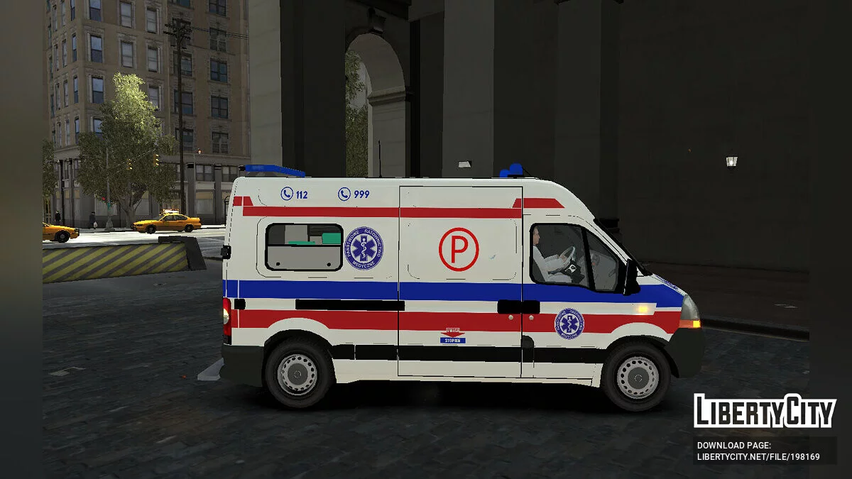 雷诺 Master II 波兰救护车 / GTA 4