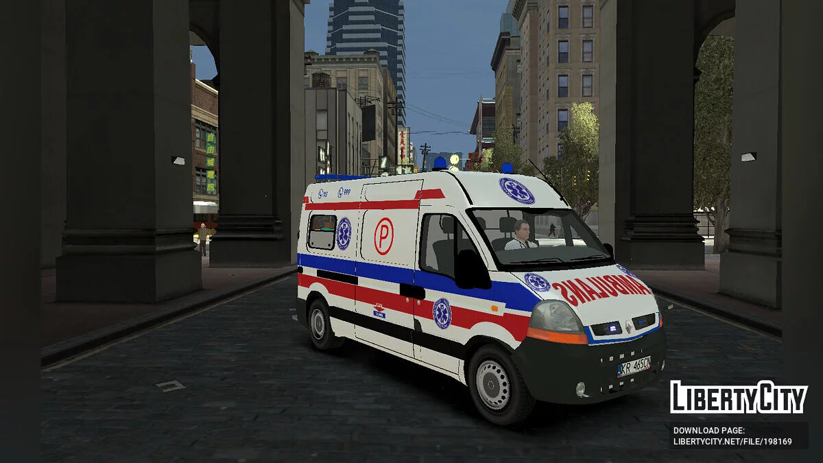 雷诺 Master II 波兰救护车 / GTA 4