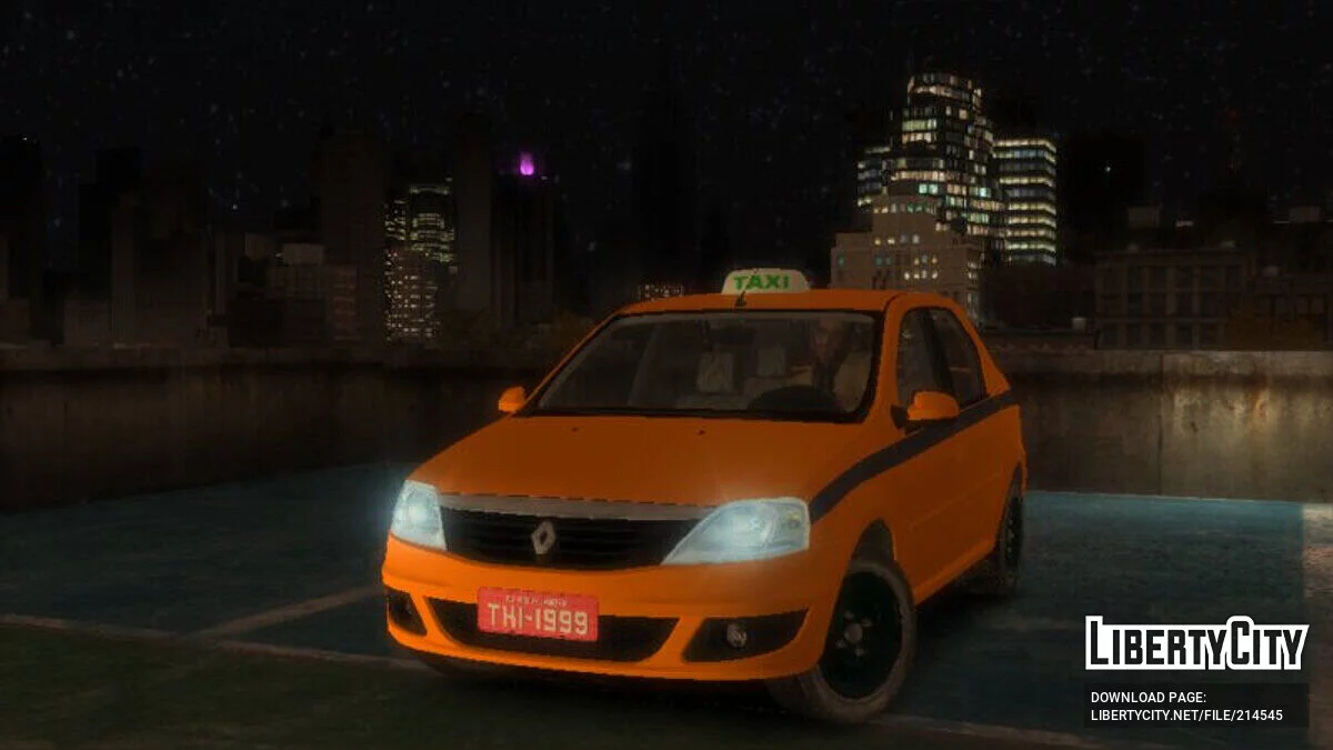 雷诺 Logan 2013 里约热内卢出租车 / GTA 4
