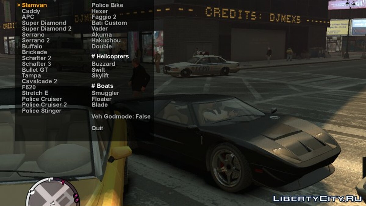 Download GTA IV Cop Cars Changed To Bike v1.0 for GTA 4