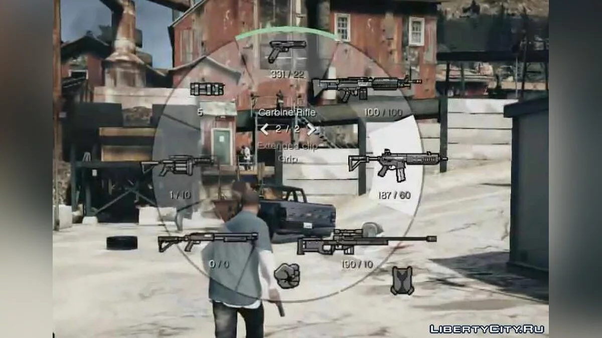 GTA 5 Weapon HUD в GTA 4 / GTA 4