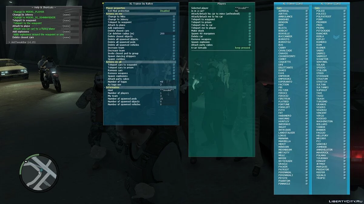 [Новий] XLTrainer для GTA IV та GTA IV EFLC / GTA 4