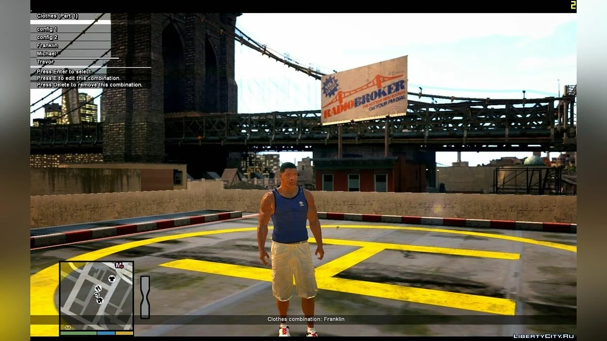 Kombinationsskript für Kleidung / GTA 4