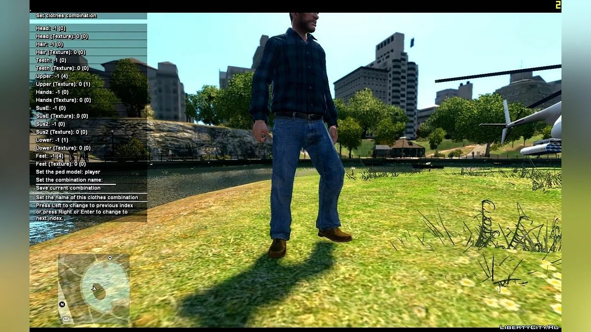 Kombinationsskript für Kleidung / GTA 4