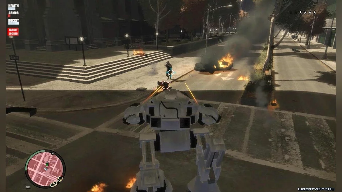 GTA IV - روبوت ED-209 / جي تي إيه 4