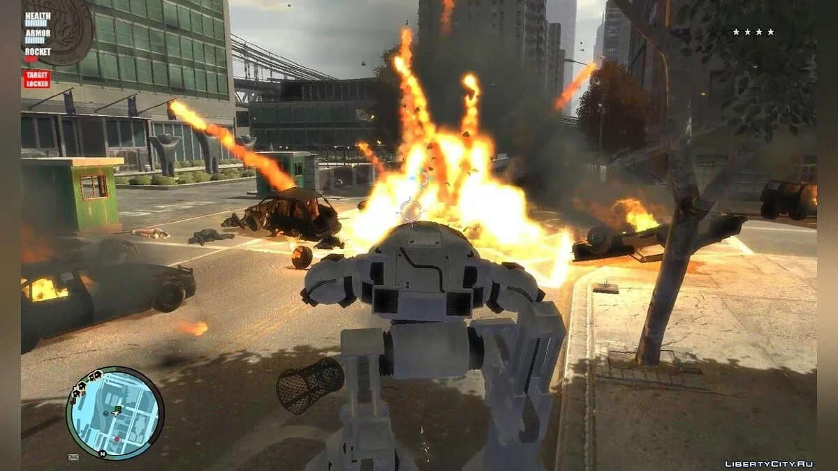 GTA IV - روبوت ED-209 / جي تي إيه 4