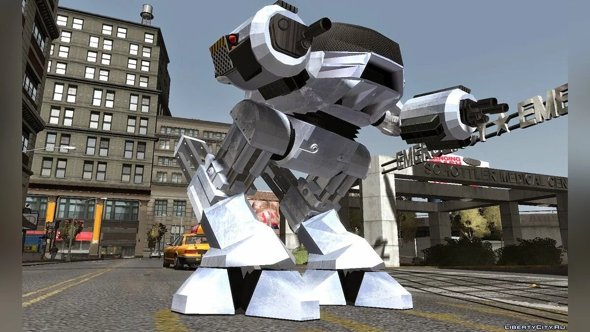GTA IV - روبوت ED-209 / جي تي إيه 4