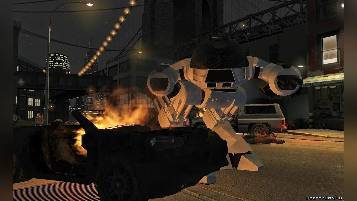 GTA IV - روبوت ED-209 / جي تي إيه 4