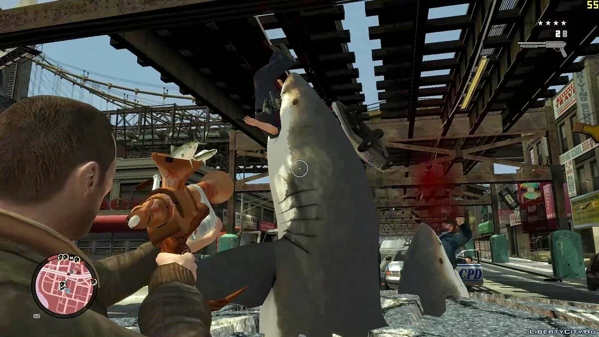 Shark-O-Matic gun / GTA 4