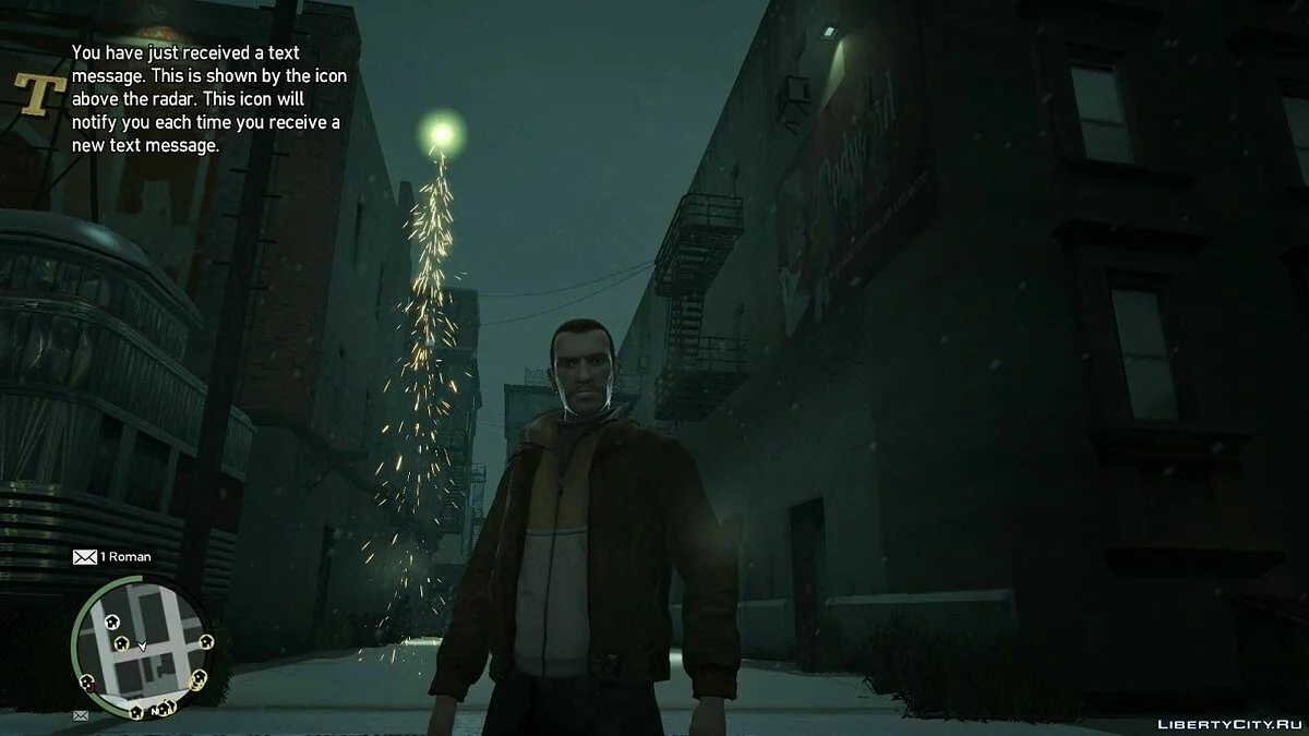 GTA IV - مود الألعاب النارية / جي تي إيه 4
