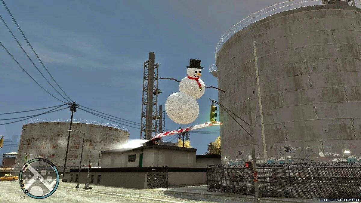 Mod de muñeco de nieve radical (+Snowboard) / GTA 4