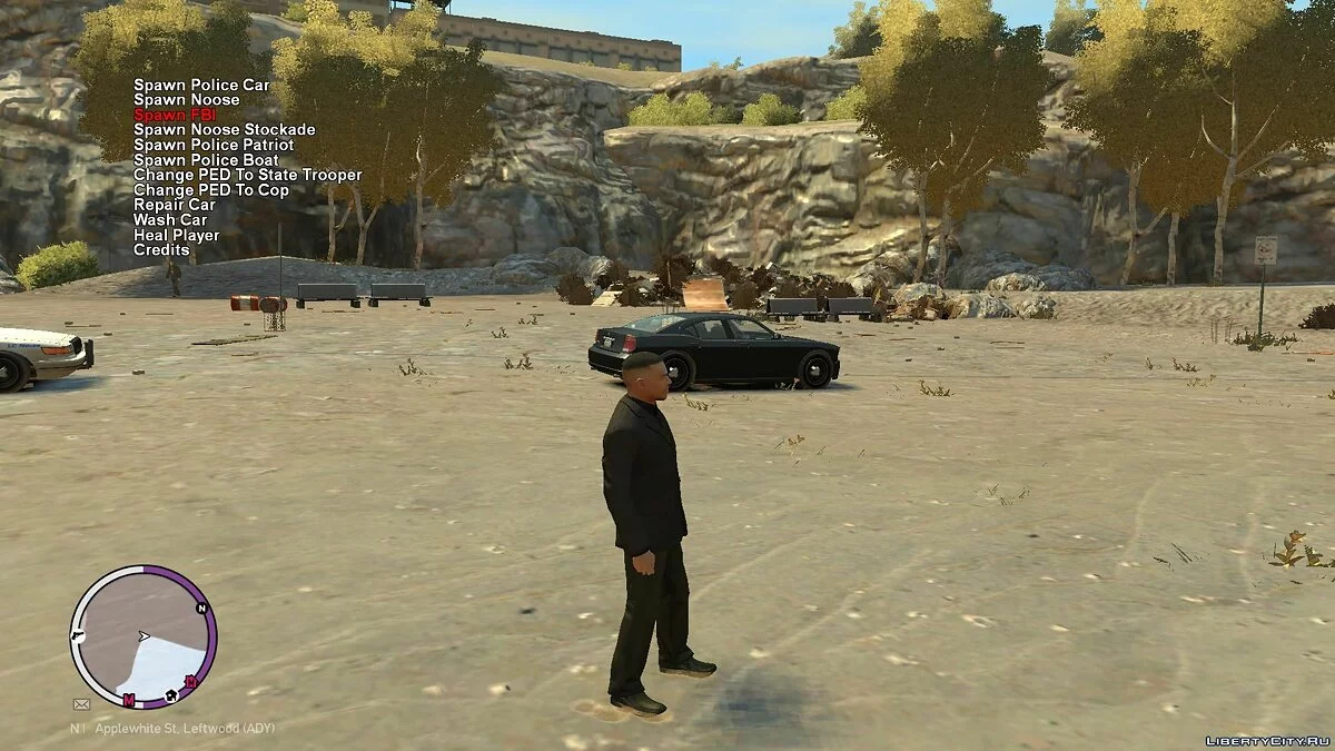 PoliceMenu 3.0.1 - Menu Spawn Polisi / GTA 4