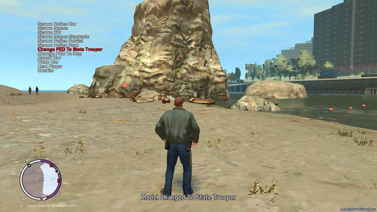 PoliceMenu 3.0.1 - Menu Spawn Polisi / GTA 4
