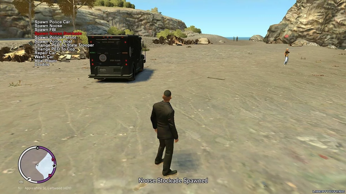 PoliceMenu 3.0.1 - Menu Spawn Polisi / GTA 4
